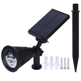 LED Solar Lamp IP65 Waterproof Lawn Light Outdoor Garden Courtyard Landscape Decoration Black In Australia - Darrahopens