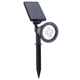 LED Solar Lamp IP65 Waterproof Lawn Light Outdoor Garden Courtyard Landscape Decoration Black In Australia - Darrahopens