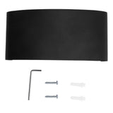 6W LED Wall Light Aluminium Black Shell Warm Light Up Down Lighting Decoration Wall Lamp AC85‑265V In Australia - Darrahopens