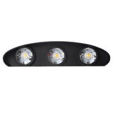 6W LED Wall Light Aluminium Black Shell Warm Light Up Down Lighting Decoration Wall Lamp AC85‑265V In Australia - Darrahopens