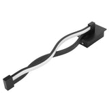LED Wall Lamp Modern Wavy Shaped Decorative Light for Corridor Bedside AC85-265V Warm White In Australia - Darrahopens