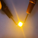 25Pcs 0.5W 5V High Power LED Lamp Bead Light Source Chip with Aluminum PlateYellow Light: 588‑590NM