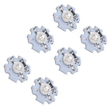 25Pcs 0.5W 5V High Power LED Lamp Bead Light Source Chip with Aluminum PlateBlue Light: 455-460NM In Australia - Darrahopens
