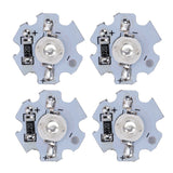 25Pcs 0.5W 5V High Power LED Lamp Bead Light Source Chip with Aluminum PlateBlue Light: 455-460NM In Australia - Darrahopens