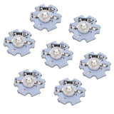 25Pcs 0.5W 5V High Power LED Lamp Bead Light Source Chip with Aluminum PlateBlue Light: 455-460NM In Australia - Darrahopens