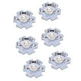 25Pcs 0.5W 5V High Power LED Lamp Bead Light Source Chip with Aluminum PlateBlue Light: 455-460NM