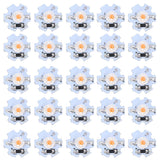 25Pcs 0.5W 5V High Power LED Lamp Bead Light Source Chip with Aluminum PlatePink Light: 380-840NM In Australia - Darrahopens