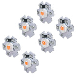 25Pcs 0.5W 5V High Power LED Lamp Bead Light Source Chip with Aluminum PlatePink Light: 380-840NM