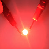 25Pcs 0.5W 5V High Power LED Lamp Bead Light Source Chip with Aluminum PlatePink Light: 380-840NM