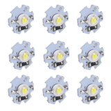 25Pcs 0.5W 5V High Power LED Lamp Bead Light Source Chip with Aluminum PlateWhite Light: 6000‑6500K In Australia - Darrahopens