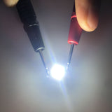 25Pcs 0.5W 5V High Power LED Lamp Bead Light Source Chip with Aluminum PlateWhite Light: 6000‑6500K