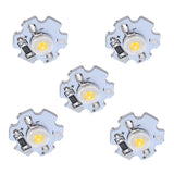 25Pcs 0.5W 5V High Power LED Lamp Bead Light Source Chip with Aluminum PlateNatural Light: 4000‑4500K In Australia - Darrahopens