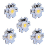 25Pcs 0.5W 5V High Power LED Lamp Bead Light Source Chip with Aluminum PlateNatural Light: 4000‑4500K In Australia - Darrahopens