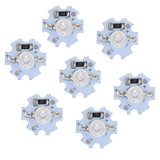 25Pcs 0.5W 5V High Power LED Lamp Bead Light Source Chip with Aluminum PlateUV Purple Light: 395-400NM