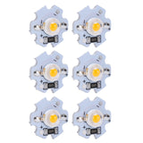 25Pcs 5V LED Chips 200LM 1W High Power LED Lamp Beads for DIY Lighting FixturesYellow Light 588‑590NM In Australia - Darrahopens