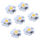 25Pcs 5V LED Chips 200LM 1W High Power LED Lamp Beads for DIY Lighting FixturesYellow Light 588‑590NM In Australia - Darrahopens