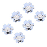 25Pcs 5V LED Chips 200LM 1W High Power LED Lamp Beads for DIY Lighting FixturesBlue Light 455‑460NM