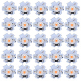 25Pcs 5V LED Chips 200LM 1W High Power LED Lamp Beads for DIY Lighting FixturesPink Light 380‑840NM In Australia - Darrahopens
