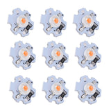 25Pcs 5V LED Chips 200LM 1W High Power LED Lamp Beads for DIY Lighting FixturesPink Light 380‑840NM In Australia - Darrahopens