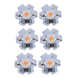 25Pcs 5V LED Chips 200LM 1W High Power LED Lamp Beads for DIY Lighting FixturesPink Light 380‑840NM In Australia - Darrahopens
