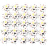 25Pcs 5V LED Chips 200LM 1W High Power LED Lamp Beads for DIY Lighting FixturesWarm White 3000‑3200K In Australia - Darrahopens