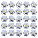 25Pcs 5V LED Chips 200LM 1W High Power LED Lamp Beads for DIY Lighting FixturesPure White 6000‑6500K In Australia - Darrahopens