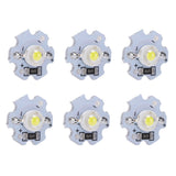 25Pcs 5V LED Chips 200LM 1W High Power LED Lamp Beads for DIY Lighting FixturesPure White 6000‑6500K In Australia - Darrahopens
