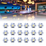 25Pcs 5V LED Chips 200LM 1W High Power LED Lamp Beads for DIY Lighting FixturesPure White 6000‑6500K