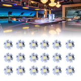 25Pcs 5V LED Chips 200LM 1W High Power LED Lamp Beads for DIY Lighting FixturesCold White 10000K