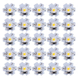 25Pcs 5V LED Chips 200LM 3W High Power LED Lamp Beads for DIY Lighting FixturesYellow Light 588‑590NM In Australia - Darrahopens