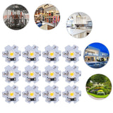 25Pcs 5V LED Chips 200LM 3W High Power LED Lamp Beads for DIY Lighting FixturesYellow Light 588‑590NM