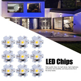 25Pcs 5V LED Chips 200LM 3W High Power LED Lamp Beads for DIY Lighting FixturesYellow Light 588‑590NM