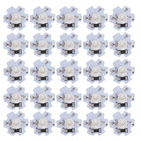 25Pcs 5V LED Chips 200LM 3W High Power LED Lamp Beads for DIY Lighting FixturesBlue Light 455‑460NM In Australia - Darrahopens