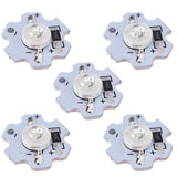 25Pcs 5V LED Chips 200LM 3W High Power LED Lamp Beads for DIY Lighting FixturesBlue Light 455‑460NM In Australia - Darrahopens