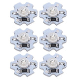 25Pcs 5V LED Chips 200LM 3W High Power LED Lamp Beads for DIY Lighting FixturesBlue Light 455‑460NM In Australia - Darrahopens