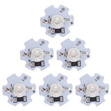 25Pcs 5V LED Chips 200LM 3W High Power LED Lamp Beads for DIY Lighting FixturesBlue Light 455‑460NM