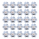 25Pcs 5V LED Chips 200LM 3W High Power LED Lamp Beads for DIY Lighting FixturesRed Light 620‑625NM In Australia - Darrahopens