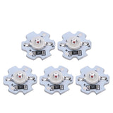 25Pcs 5V LED Chips 200LM 3W High Power LED Lamp Beads for DIY Lighting FixturesRed Light 620‑625NM In Australia - Darrahopens