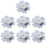 25Pcs 5V LED Chips 200LM 3W High Power LED Lamp Beads for DIY Lighting FixturesRed Light 620‑625NM In Australia - Darrahopens