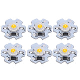 25Pcs 5V LED Chips 200LM 3W High Power LED Lamp Beads for DIY Lighting FixturesWarm White 3000‑3200K