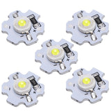 25Pcs 5V LED Chips 200LM 3W High Power LED Lamp Beads for DIY Lighting FixturesPure White 6000‑6500K