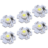 25Pcs 5V LED Chips 200LM 3W High Power LED Lamp Beads for DIY Lighting FixturesPure White 6000‑6500K