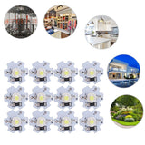 25Pcs 5V LED Chips 200LM 3W High Power LED Lamp Beads for DIY Lighting FixturesCold White 10000K
