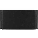 LED Wall Lamp 12W COB Aluminum Outdoor Garden Light Fixture IP65 Waterproof AC85-265V(Black Shell White Light ) In Australia - Darrahopens