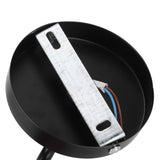 E27 Black Wall Lamp Retro Single Head Wall Light Fixture for Bedside Corridor Stair AC85‑265V