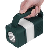 Portable Bluetooth Speaker Desk Lamp Multi-Purpose Night Lamp Table Light for OutdoorGreen