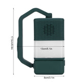 Portable Bluetooth Speaker Desk Lamp Multi-Purpose Night Lamp Table Light for OutdoorGreen