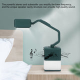 Portable Bluetooth Speaker Desk Lamp Multi-Purpose Night Lamp Table Light for OutdoorGreen
