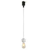 Modern Pendant Light Wrought Iron E27 Ceiling Chandelier for Living Room Bar Canteen 85-265VWhite