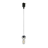 Modern Pendant Light Wrought Iron E27 Ceiling Chandelier for Living Room Bar Canteen 85-265VChrome Color